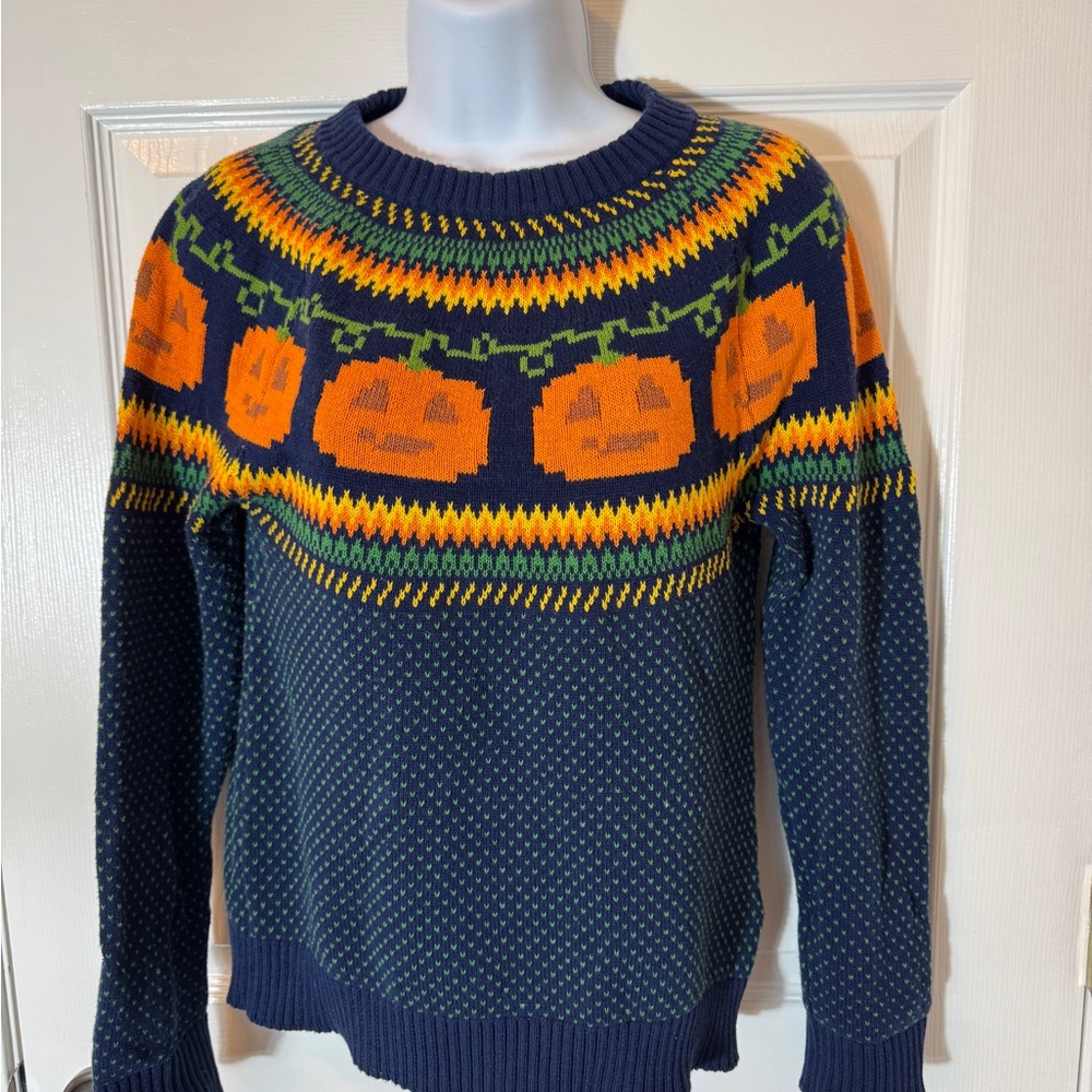 ModCloth Halloween Sweater - Pumpkins Jack-o-lanterns